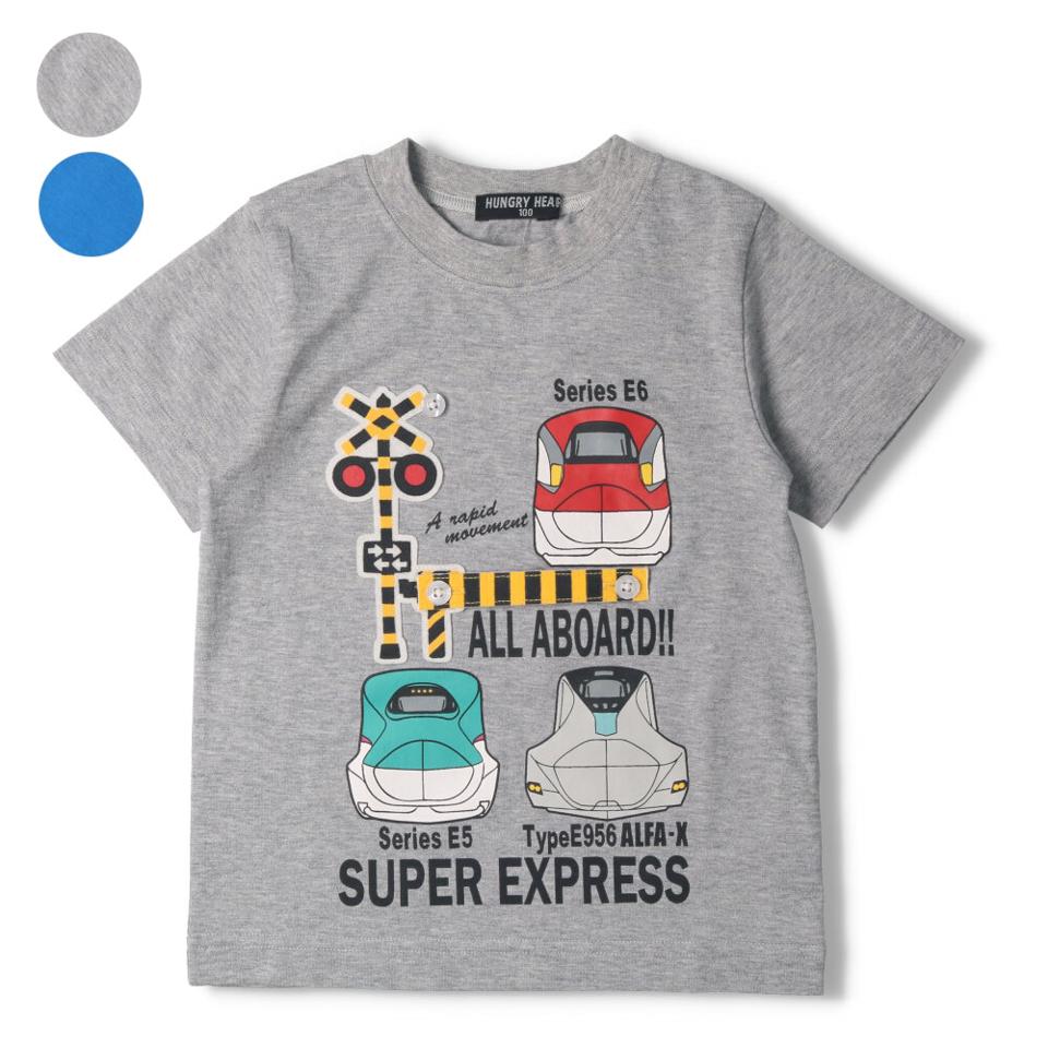 新幹線電車遮断機踏切仕掛けＴシャツ