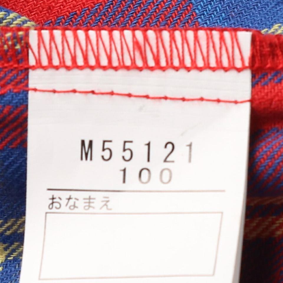 チェック柄３分丈キュロットパンツ