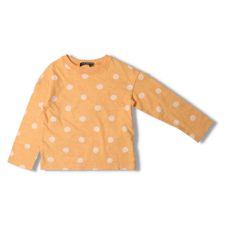 水玉柄プリントＴシャツ