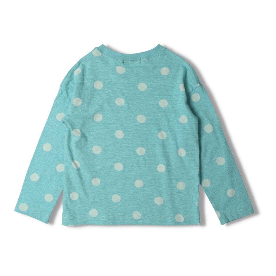 水玉柄プリントＴシャツ