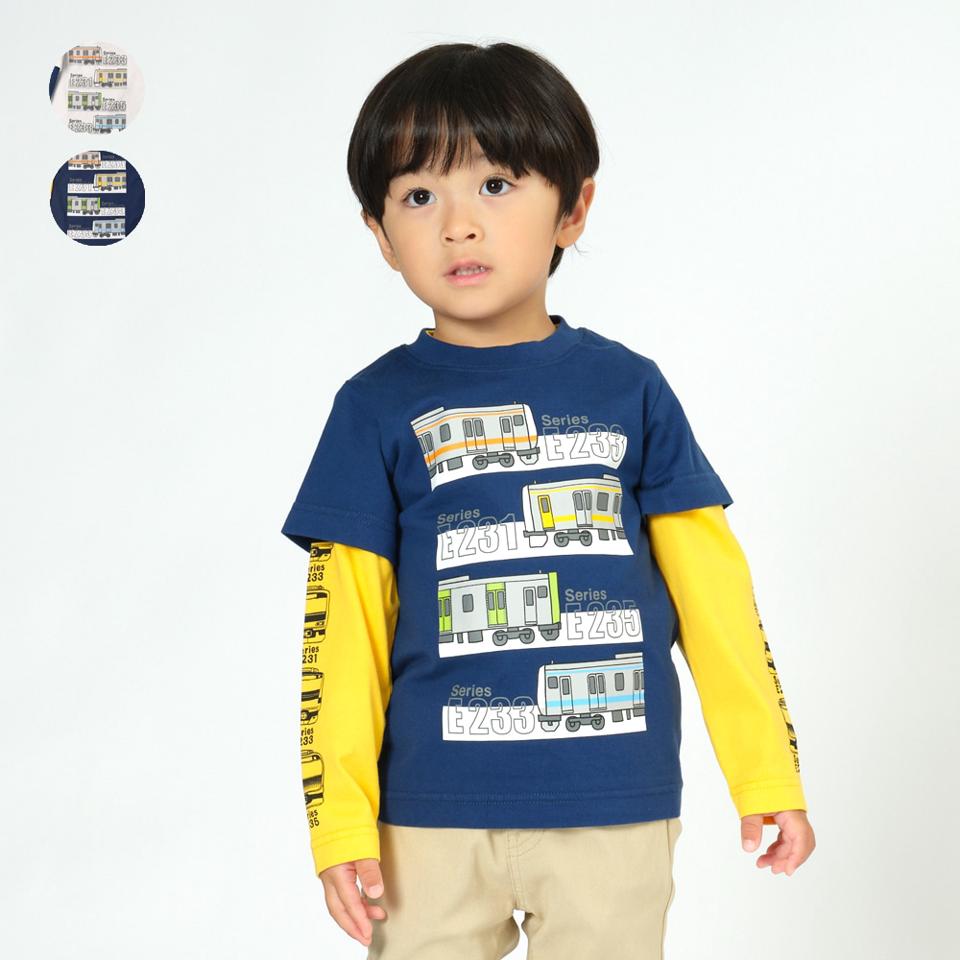 JR新幹線電車仕掛け長袖Tシャツ