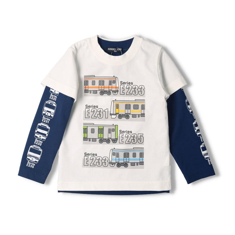 JR新幹線電車仕掛け長袖Tシャツ