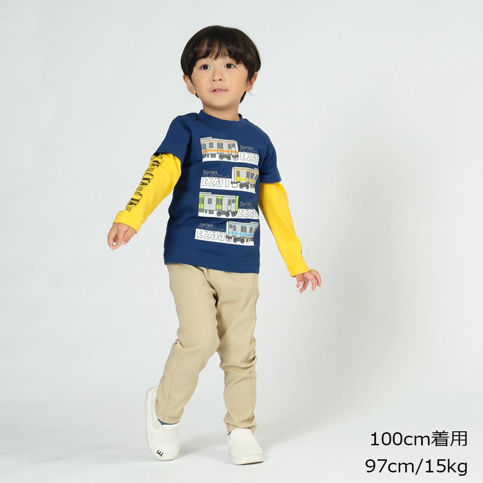 JR新幹線電車仕掛け長袖Tシャツ