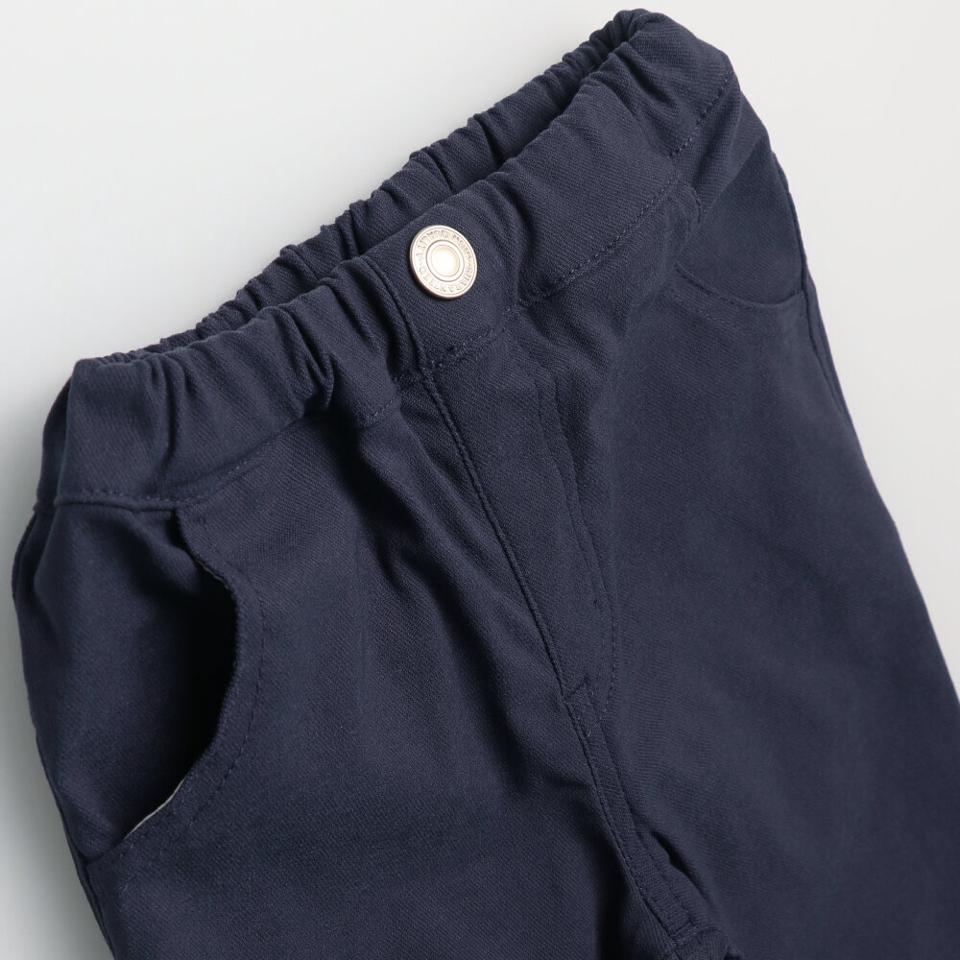 ストレッチツイル無地撥水テーパードパンツ