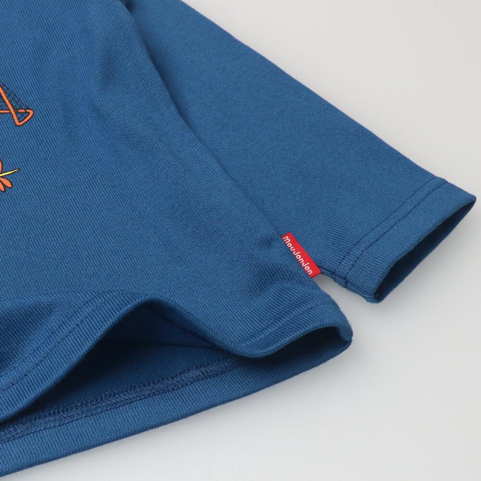 ハート・チェリープリント裾スカラップ長袖Tシャツ