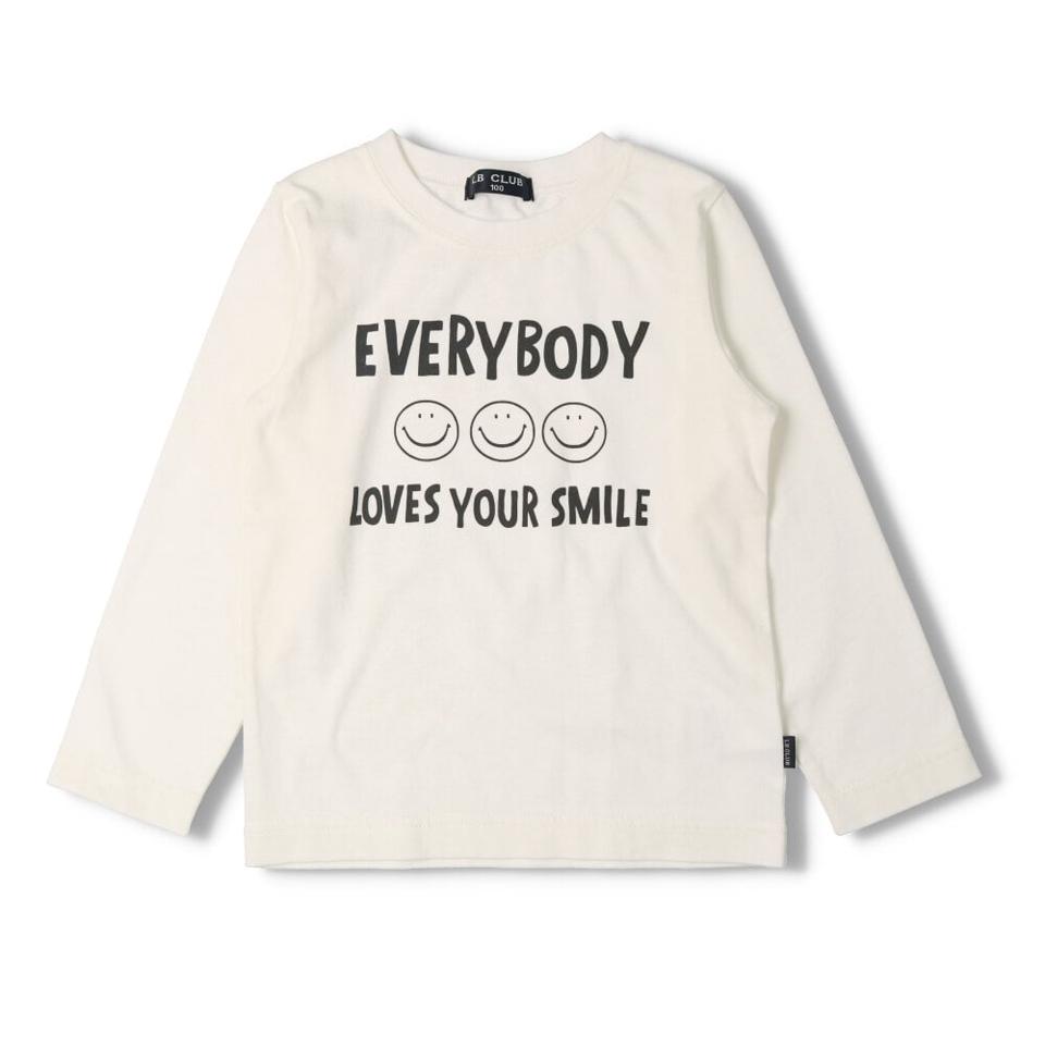 スマイルロゴプリントＴシャツ