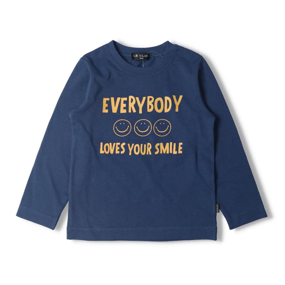 スマイルロゴプリントＴシャツ