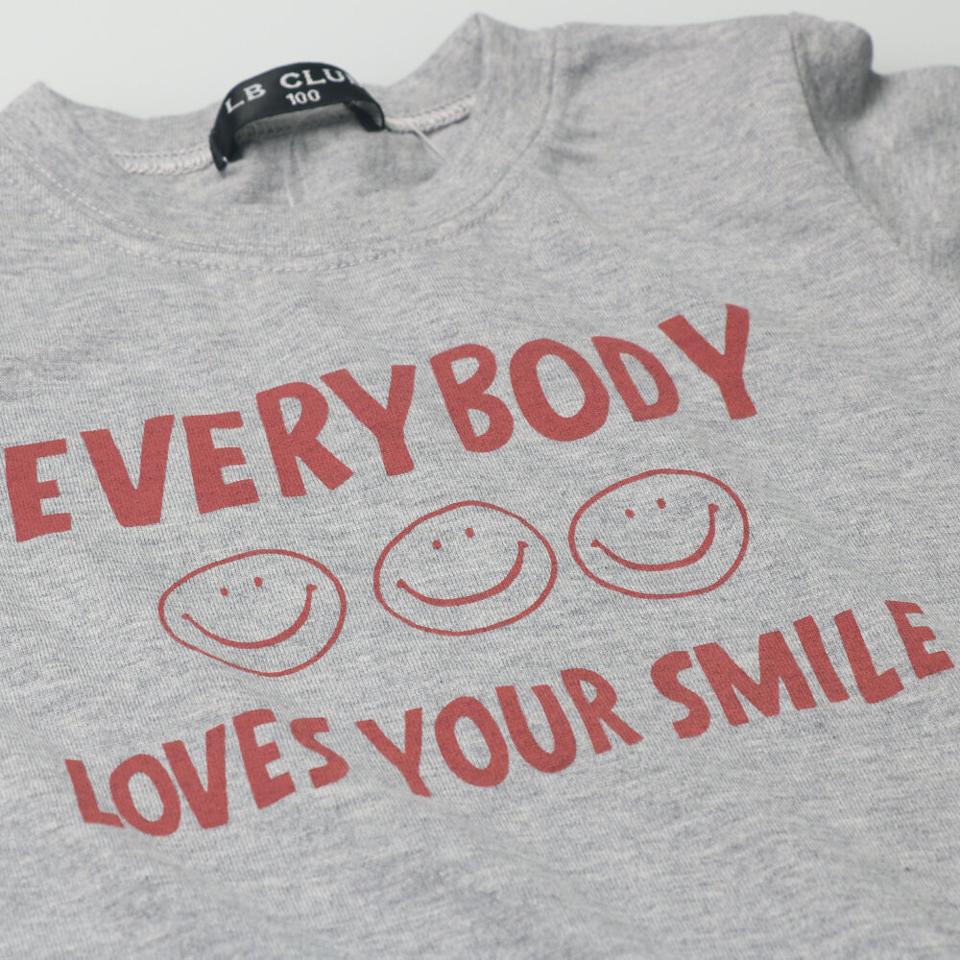 スマイルロゴプリントＴシャツ