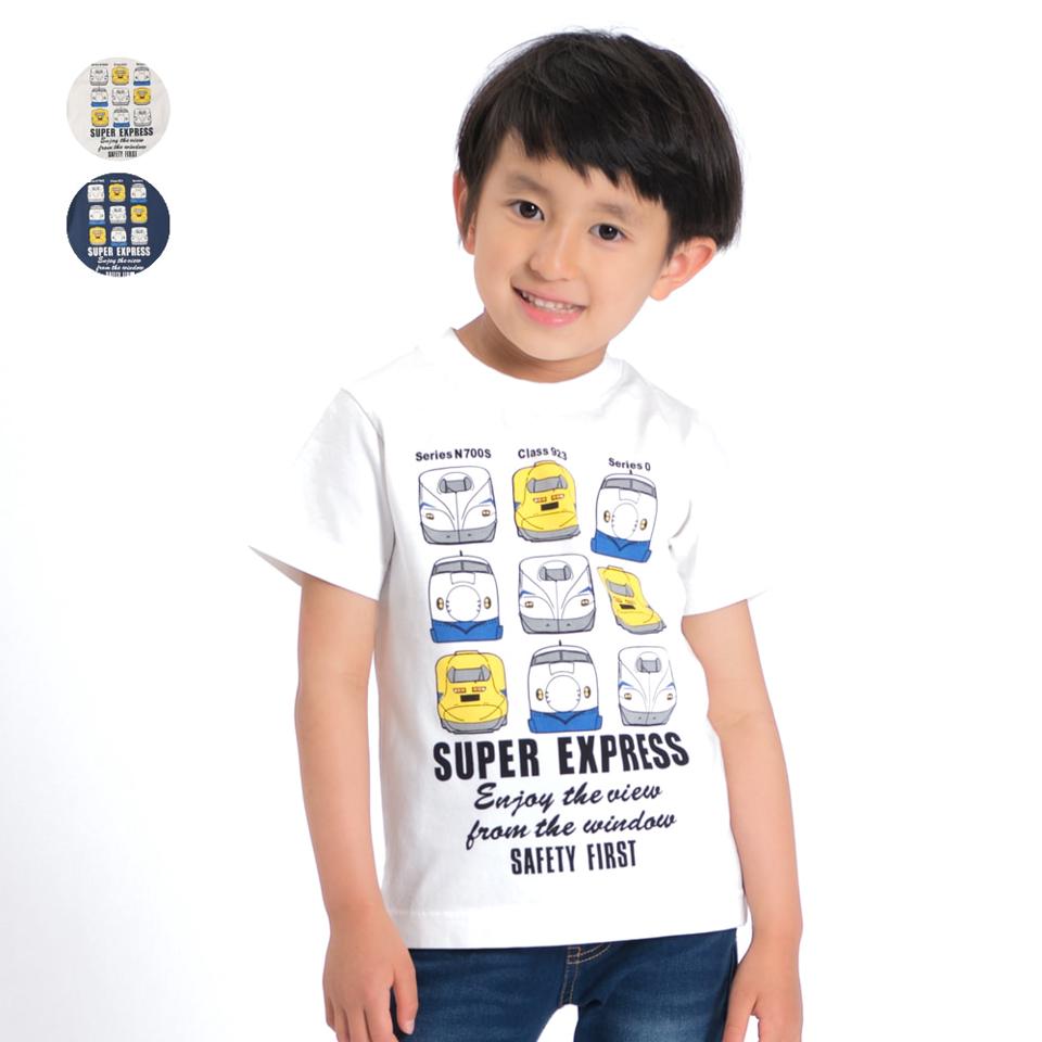 新幹線電車プリントＴシャツ