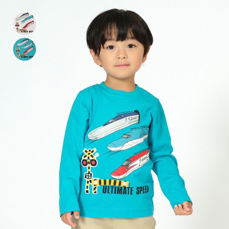 新幹線電車遮断機仕掛けＴシャツ