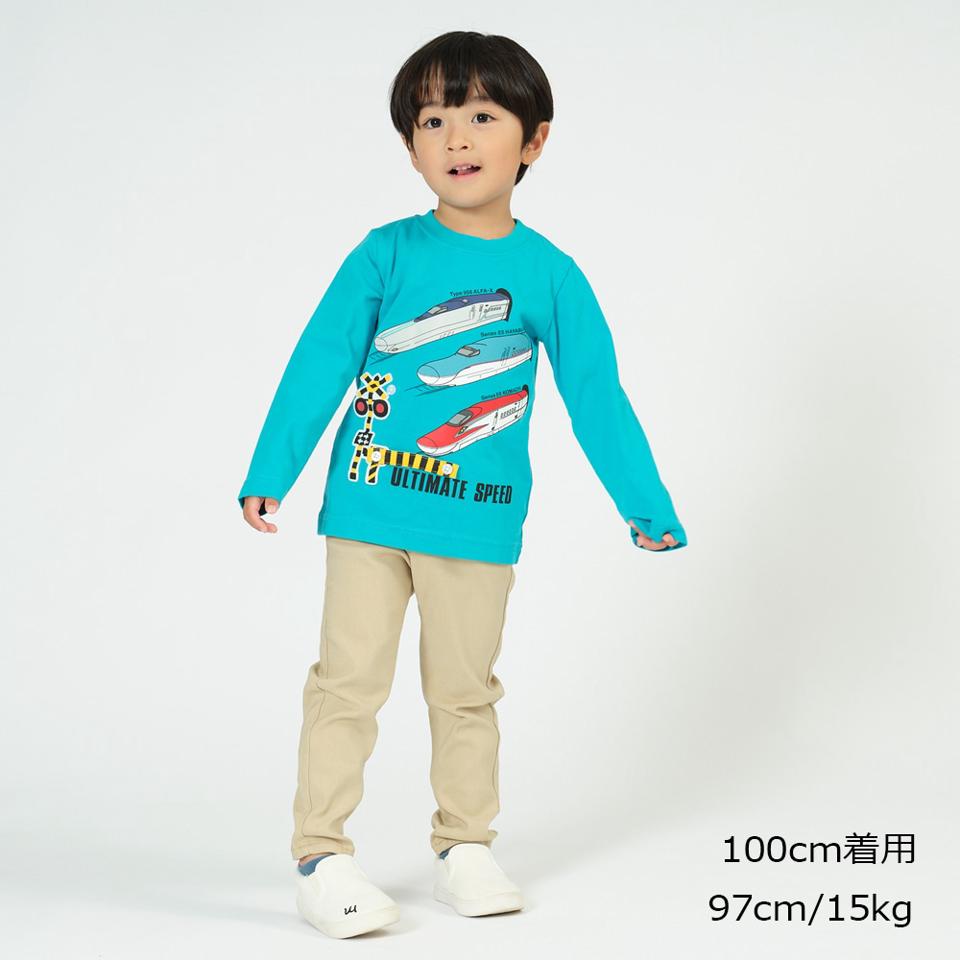 新幹線電車遮断機仕掛けＴシャツ
