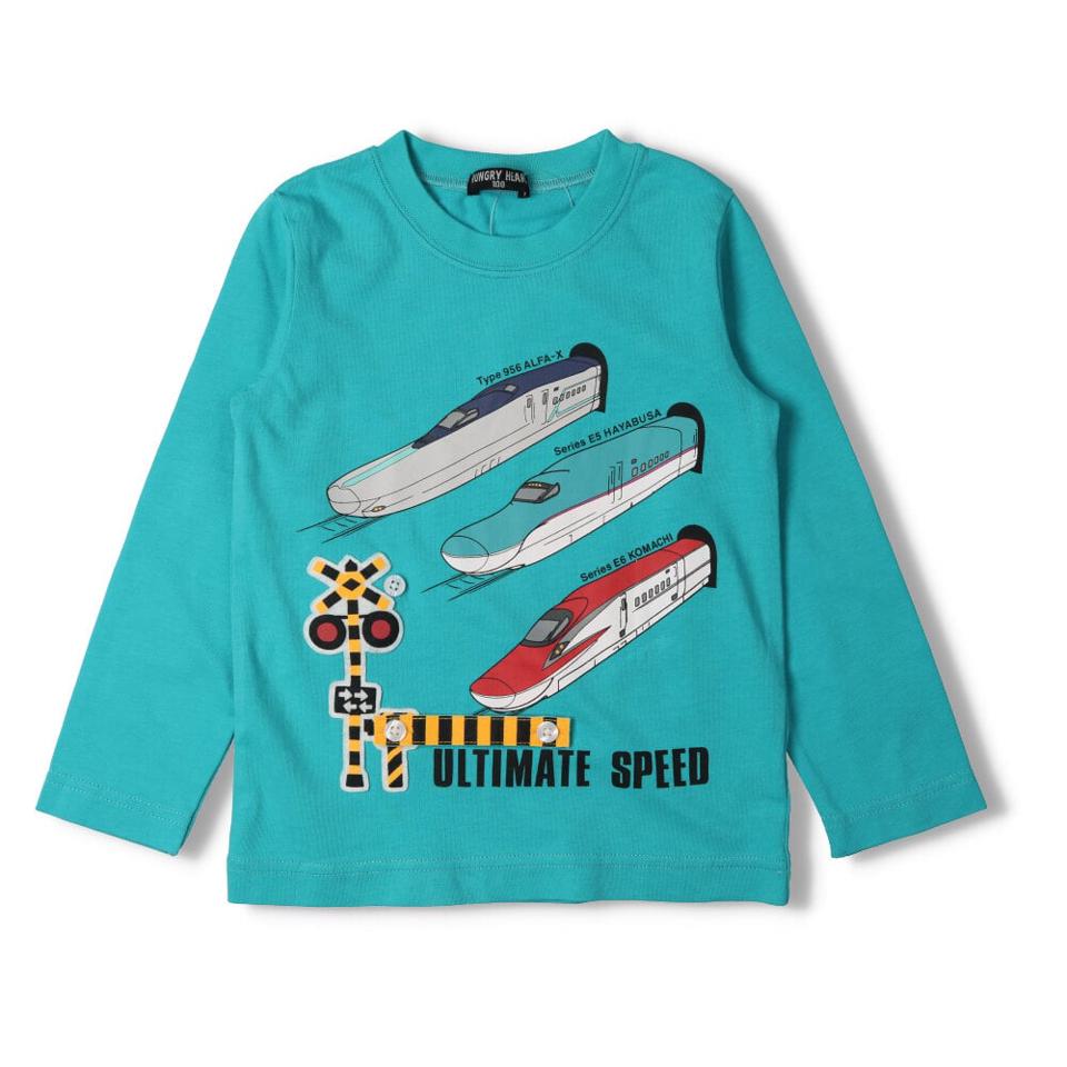新幹線電車遮断機仕掛けＴシャツ