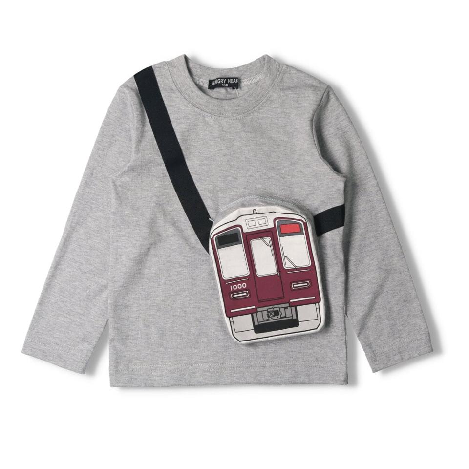 阪急電車サコッシュ風Ｔシャツ