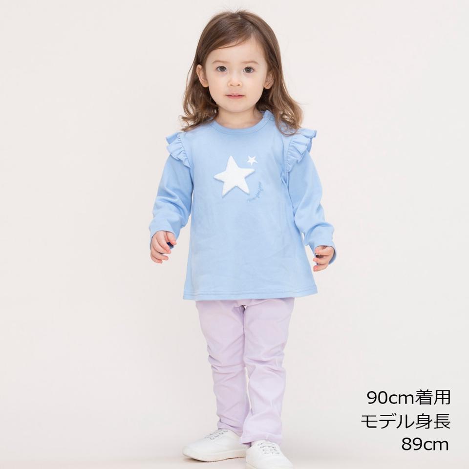 さくらんぼ・星柄袖フリルＴシャツ