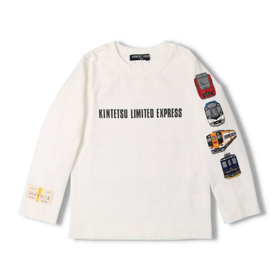 【WEB限定】JR在来線電車横並び長袖Tシャツ