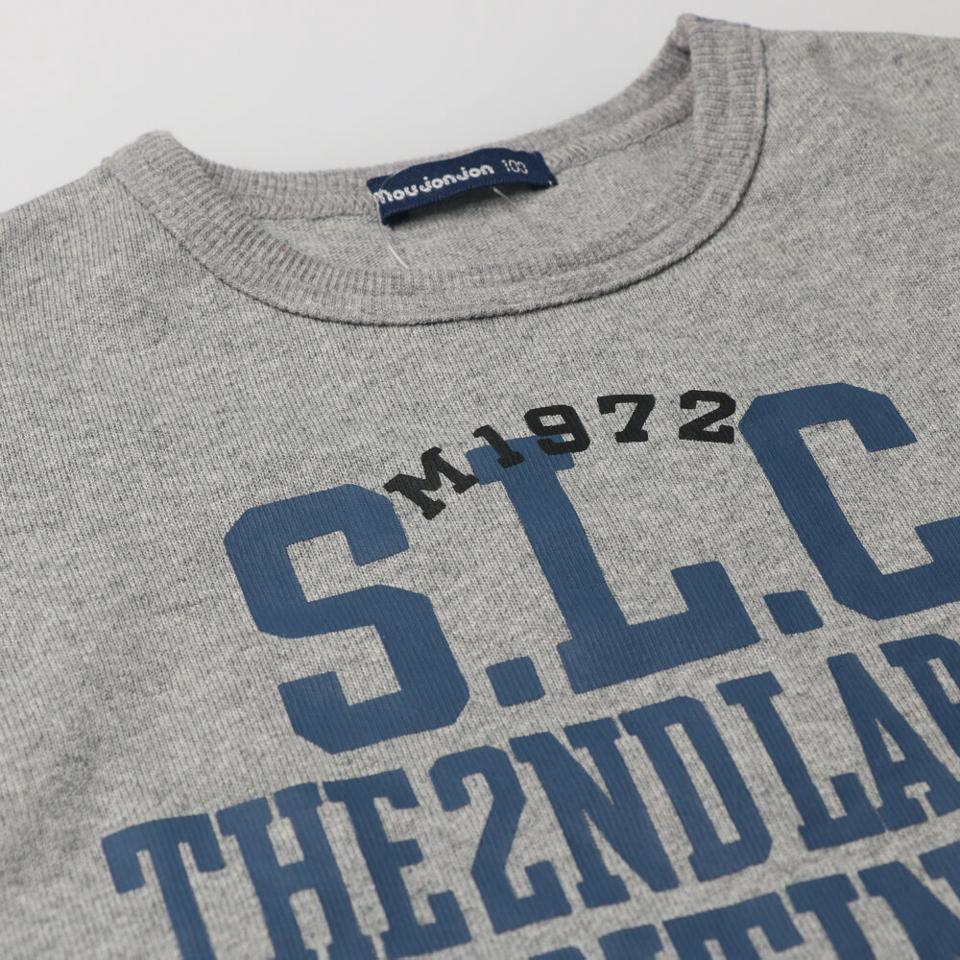 チェック裾切替ロゴＴシャツ