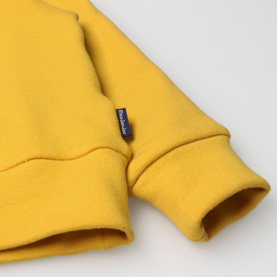 ロゴ刺繍裏毛トレーナー