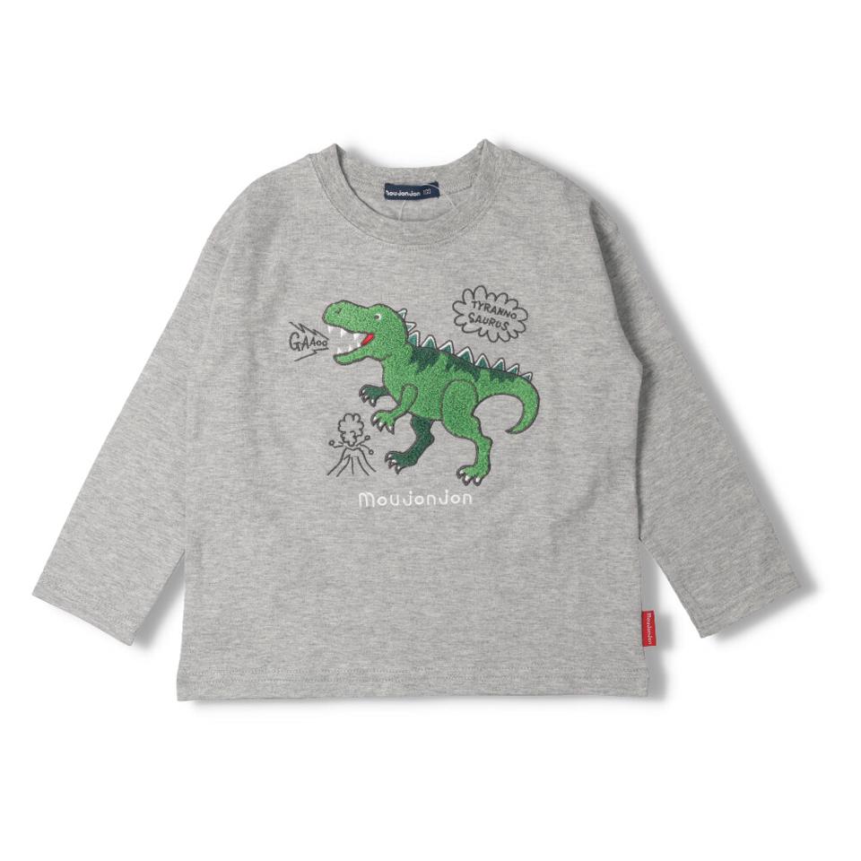 恐竜・ハートサガラ刺繍Ｔシャツ