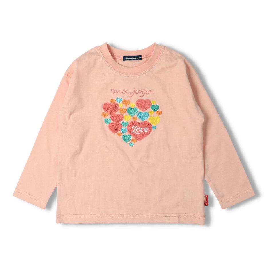 恐竜・ハートサガラ刺繍Ｔシャツ