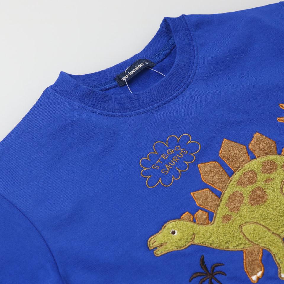 恐竜・ハートサガラ刺繍Ｔシャツ