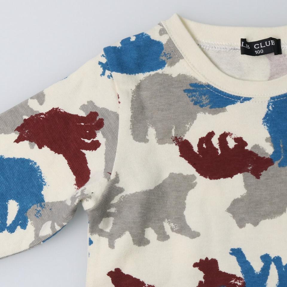 迷彩風動物総柄Ｔシャツ