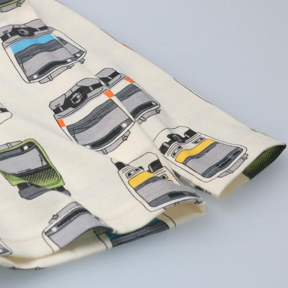 JR新幹線電車プリント長袖Tシャツ