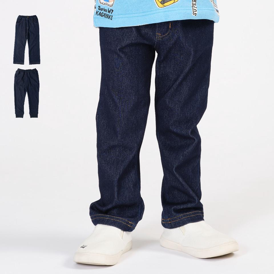 ストレッチデニムニットパンツ