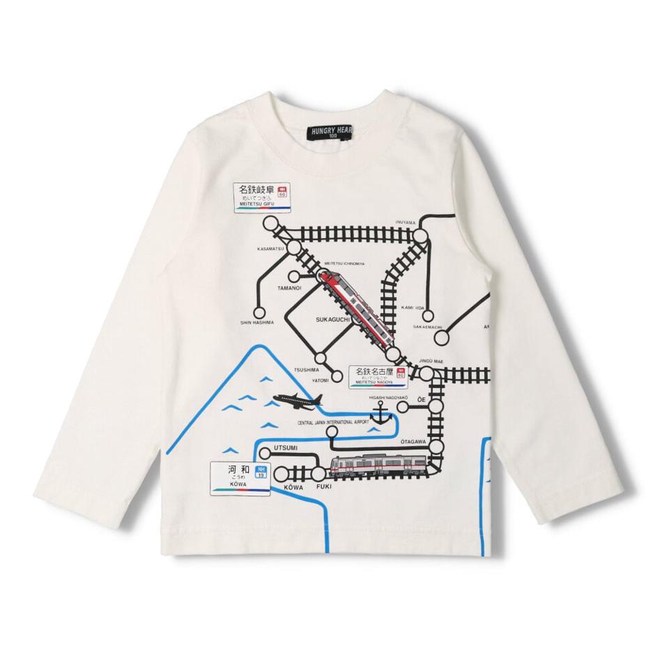 名鉄電車路線図Ｔシャツ