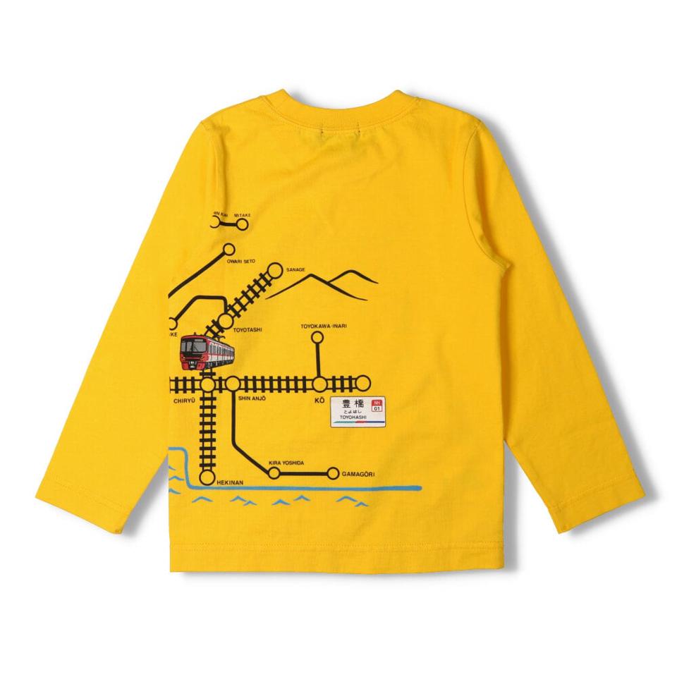 名鉄電車路線図Ｔシャツ