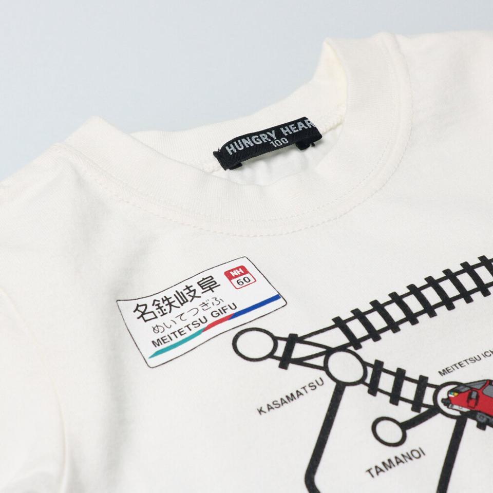 名鉄電車路線図Ｔシャツ