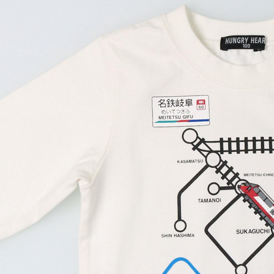 名鉄電車路線図Ｔシャツ
