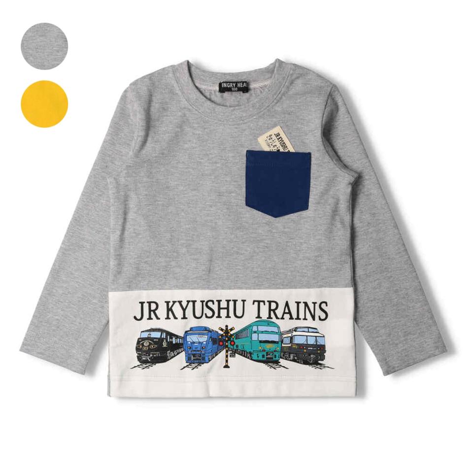 ＪＲ九州電車プリント長袖Ｔシャツ