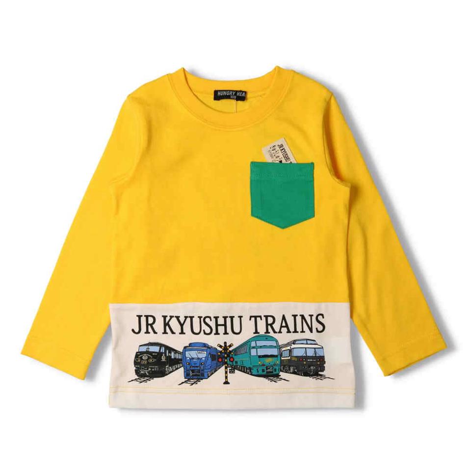 ＪＲ九州電車プリント長袖Ｔシャツ