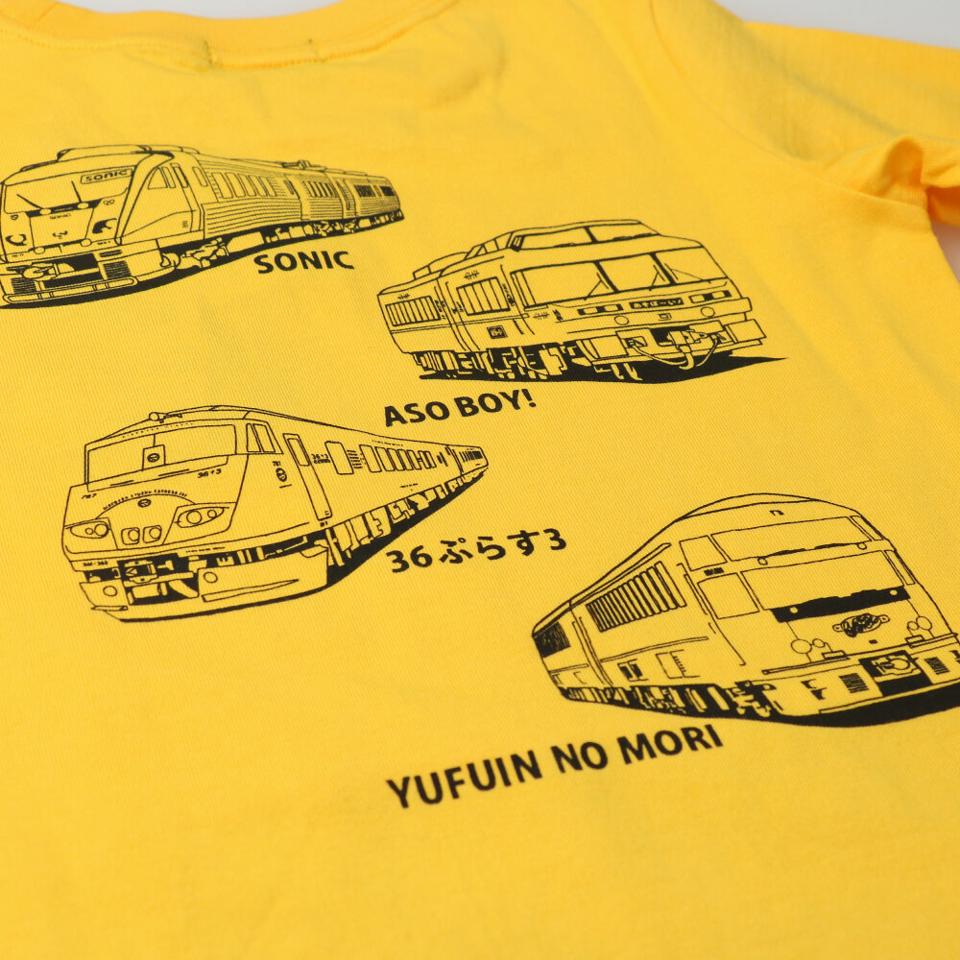 ＪＲ九州電車プリント長袖Ｔシャツ