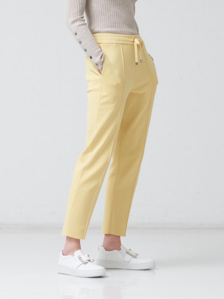 ポリエステルコットンテーパードパンツ
