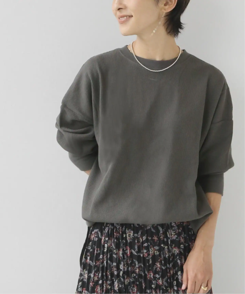 《追加3》TCワッフルオーバーサイズロングスリーブTシャツ◆（JOURNAL STANDARD relume）