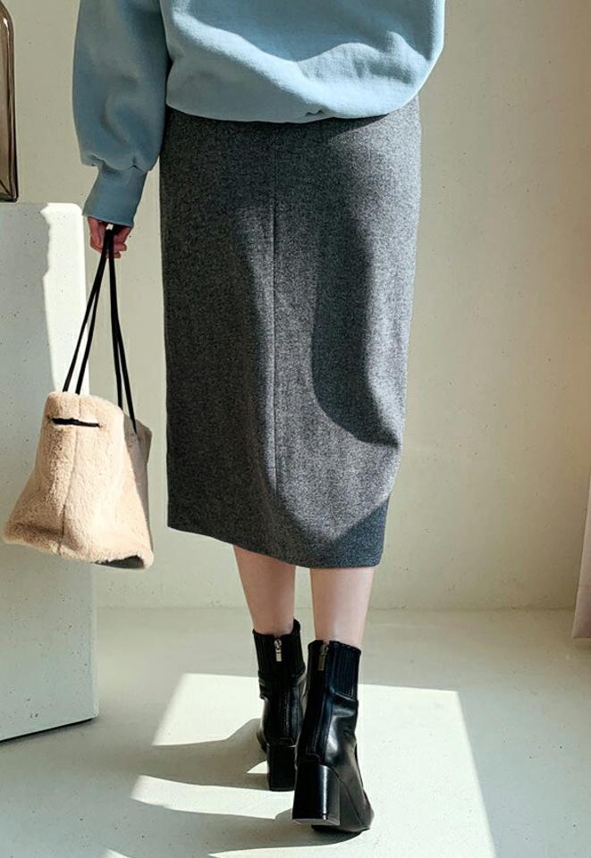 ≪人気商品再入荷≫起毛Hラインスリットスカート・全3色・e65378 レディース 【sk】韓国ファッション ボトムス スカート ロング ロングスカート 起毛 Hライン スリット ロング丈 無地 ベーシック シンプル 大人 カジュアル フェミニン 秋 冬