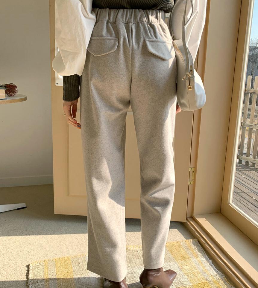 スリムスラックスパンツ・全2色・t63042 レディース 【pt】韓国ファッション ボトムス ロング ロングパンツ スラックスパンツ スラックス スリム ストレート 無地 ベーシック シンプル 体型カバー カジュアル フェミニン 秋 冬