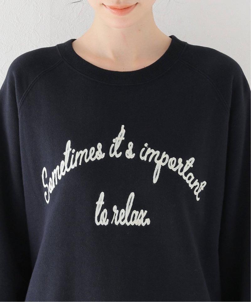 《追加》コットンチェーン刺繍ロゴスウェット◆（JOURNAL STANDARD relume）