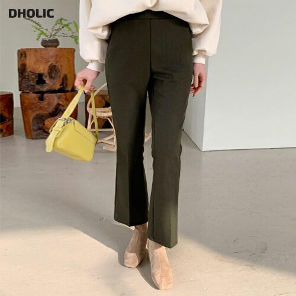 起毛セミフレアウエストゴムスラックス・全6色・t65985 レディース 【pt】韓国ファッション ボトムス ロング ロングパンツ スラックスパンツ スラックス 起毛 セミフレア ウエストゴム 無地 シンプル カジュアル フェミニン 秋 冬