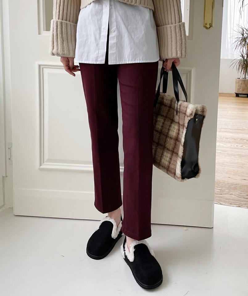 ウエストゴムテーパードパンツ・全6色・t71322 レディース 【pt】パンツ ズボン ロングパンツ 長ズボン ウエストゴム テーパードパンツ 単色 無地 シンプル 大人 オフィスカジュアル クロップド丈 秋 冬 韓国ファッション ハイホリHIHOLLI