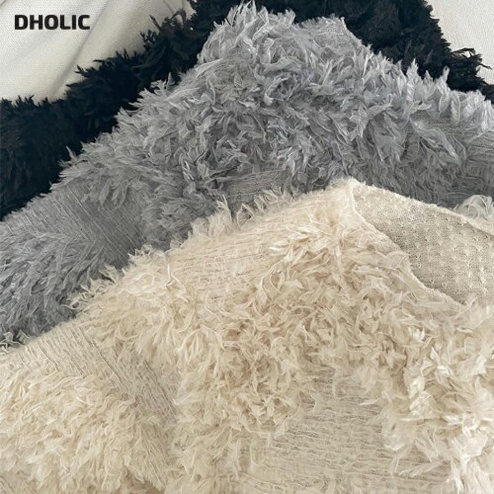 ジグザグフリンジブラウス・全3色・b71302 レディース 【bl】トップス ブラウス 長袖 フリンジ カジュアル 大人 シンプル 秋 冬 韓国ファッション ハイホリHIHOLLI