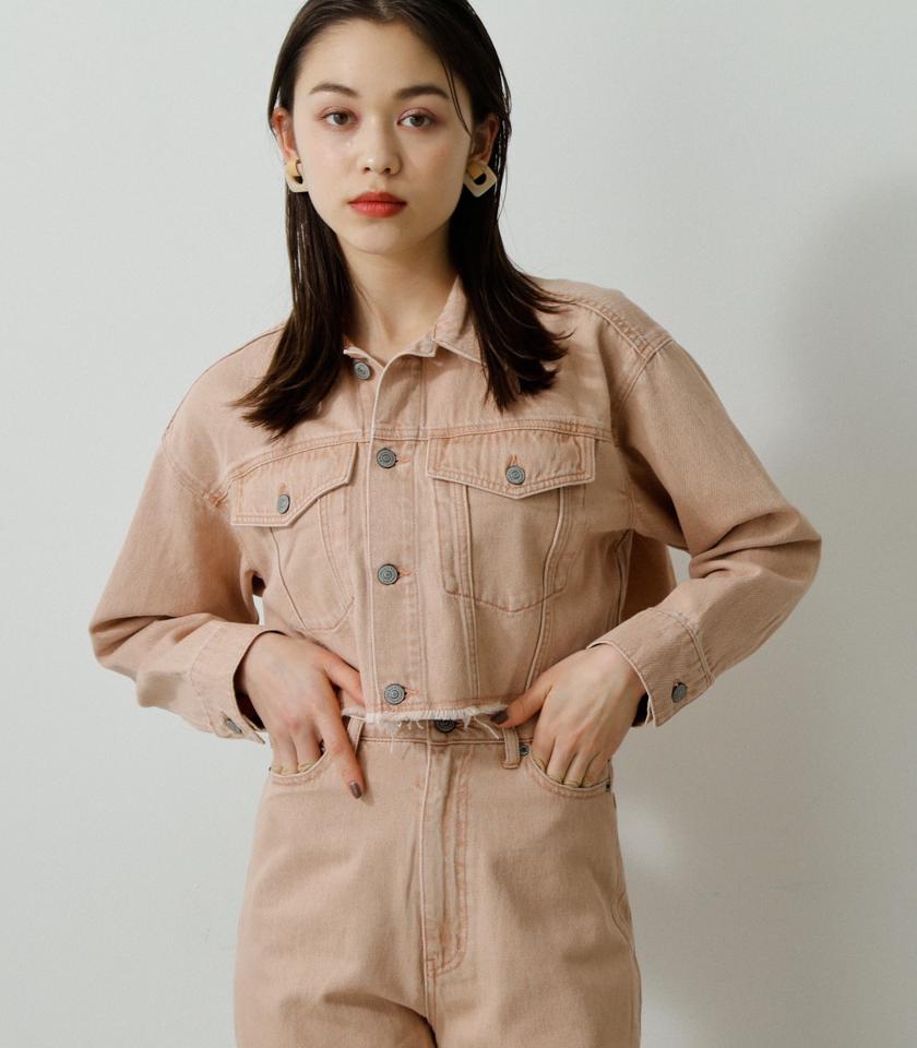 SHERBET COLOR DENIM JACKET/シャーベットカラーデニムジャケット