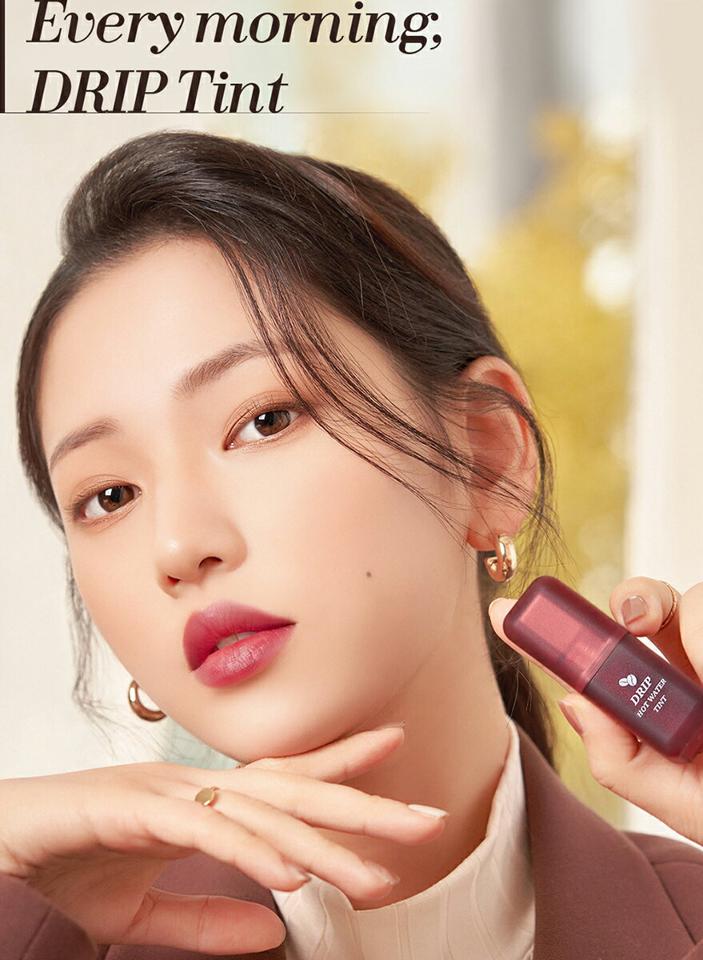 [ブラックルージュ] ドリップホットウォーターティント・51701 コスメ cosme【MAKEUP】ブラックルージュ BLACKROUGE リップティント リップ ティント 口紅 レッド 赤 ピンク オレンジ ワインレッド 韓国 韓国コスメ【C限】