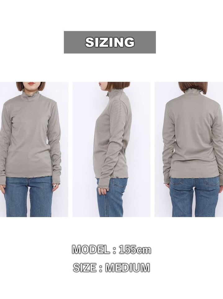 メロータートルネックロンT#