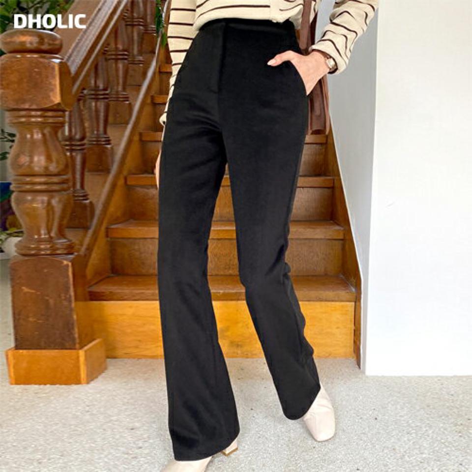 起毛セミフレアスラックス・全3色・t01832 レディース 【pt】韓国ファッション ボトムス パンツ ロング ロングパンツ スラックスパンツ 起毛 セミフレア ロング丈 デイリー 無地 ベーシック シンプル 足長 秋 冬 NIJU