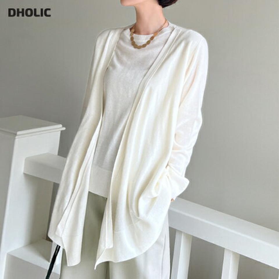 アンゴラ混カーデレイヤード風ニット・全4色・b00040 レディース 【tops】 韓国ファッション トップス ニット ラウンドネック クルーネック 長袖 レイヤード調 レイヤード風 ハイゲージ 無地 カジュアル 冬 ハイホリHIHOLLI