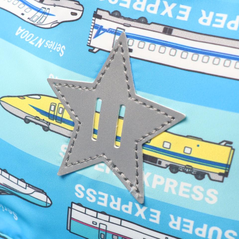 撥水加工ＪＲ新幹線電車総柄リュック