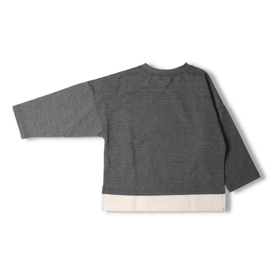 エコリッチ裾切替無地長袖Ｔシャツ