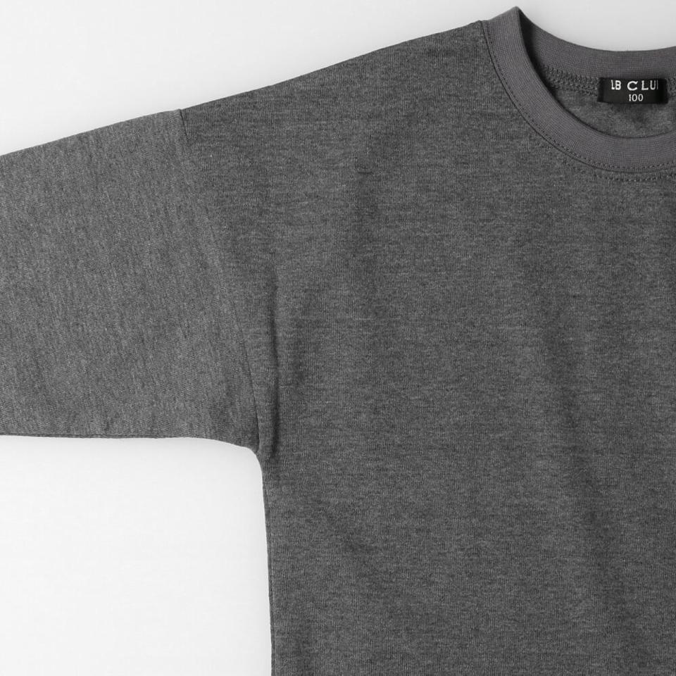 エコリッチ裾切替無地長袖Ｔシャツ